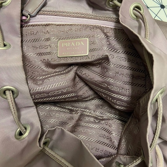 Prada Lavender Nylon Backpack - Picture 8 of 16